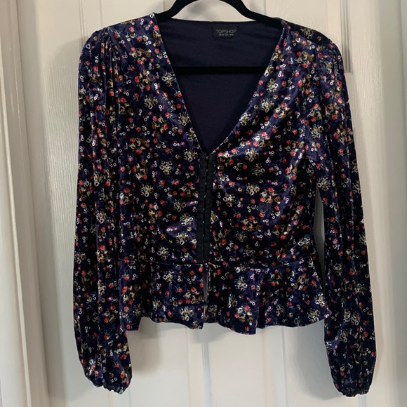 Velvet corset style top-EUC - Picture 3 of 6